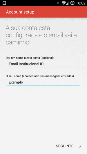 E-mail - configuração Gmail 7