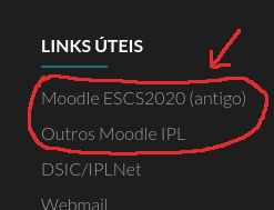 Exemplo de atalho para Moodle antigo