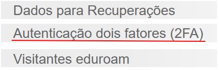 Autenticação dois fatores #0