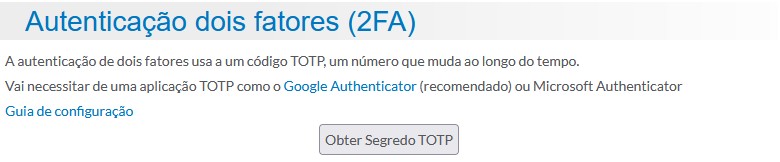 Autenticação dois fatores #1